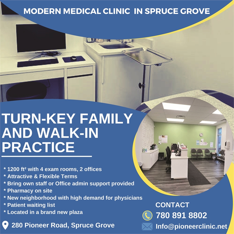 Display ad for Modern Medical Clinic in Spruce Grove
